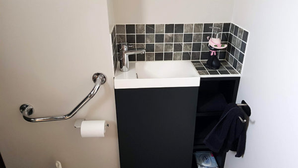 Aménagement coin eau WC